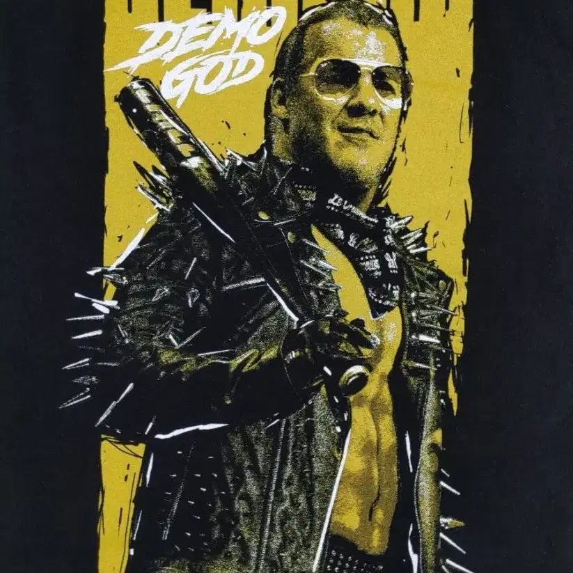 [BUNJANG] WWE Chris Jericho "Demo God" Graphic T-Shirt / WWE 크리스 제리코 반팔 티셔츠 2XL