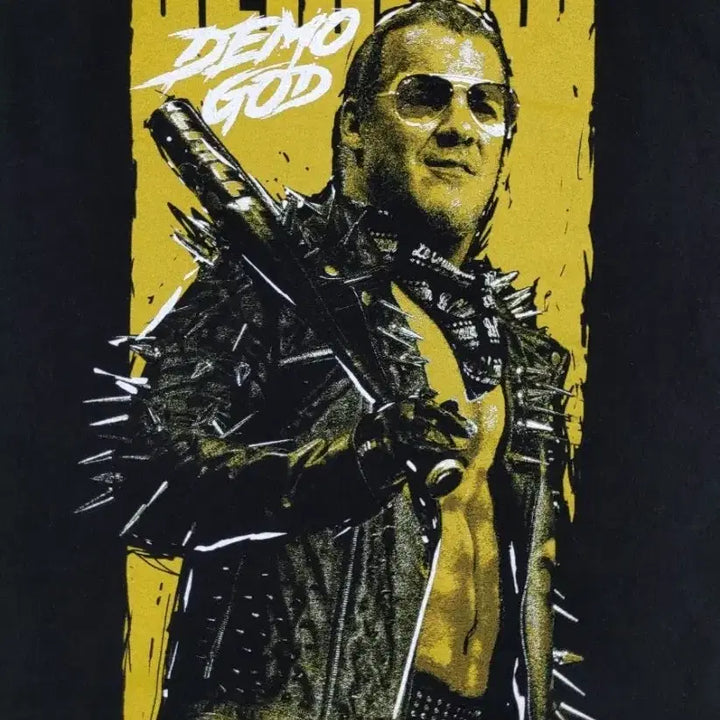[BUNJANG] WWE Chris Jericho "Demo God" Graphic T-Shirt / WWE 크리스 제리코 반팔 티셔츠 2XL
