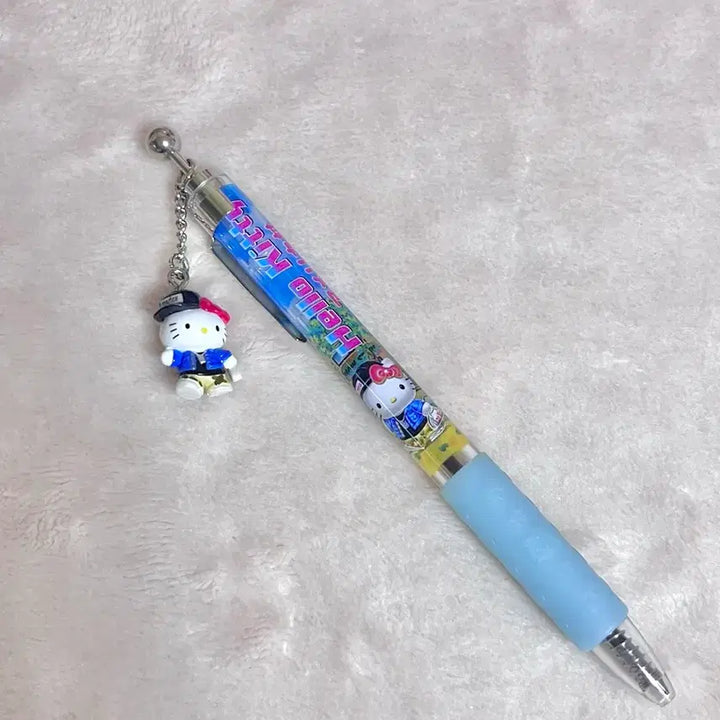 [BUNJANG] Hello Kitty Hip Hop Style Ballpoint Pen Keychain / 힙합 키티스트랩 볼펜 키링 고전키티 헬로키티 양키 양아치 아메리카