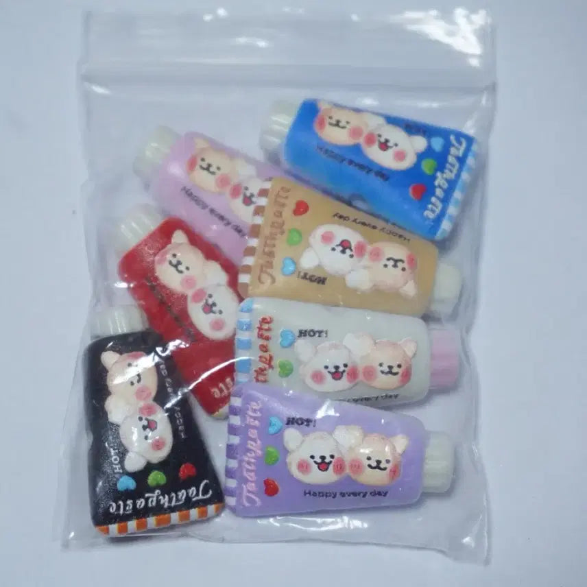 [BUNJANG] Toothpaste Shaped Maltese Cute Beads for DIY Crafts / DIY 치약모양 몰티즈 귀요미 비즈