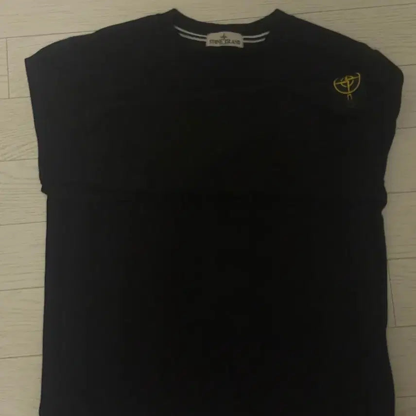 [BUNJANG] Stone Island Black Sweatshirt T-shirt / 스톤아일랜드 블랙 맨투맨 티셔츠