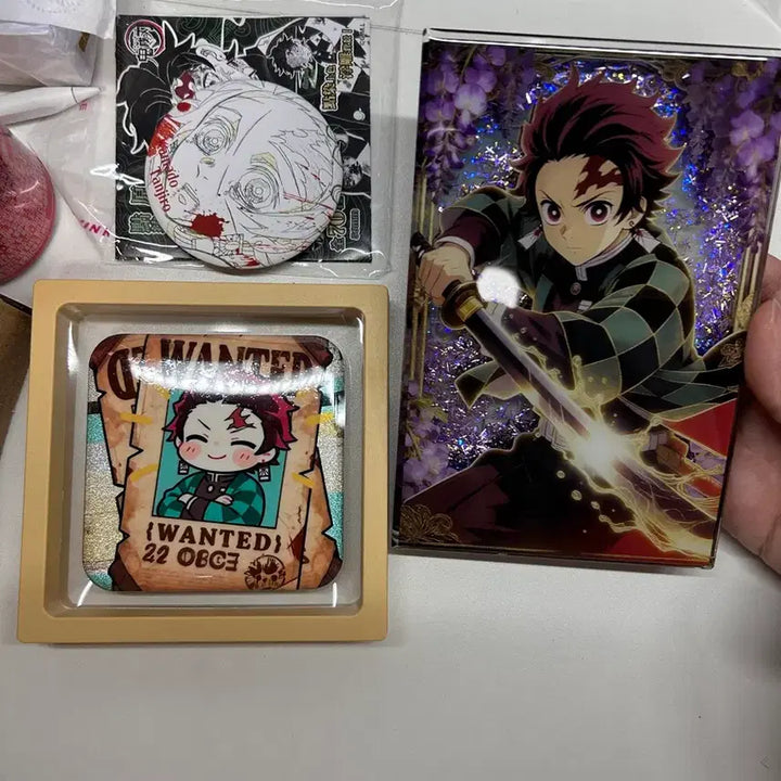 [BUNJANG] Demon Slayer Tanjiro Display Badge Bundle Set / 일괄가격 귀멸의칼날 탄지로 굿즈 진열품 뱃지