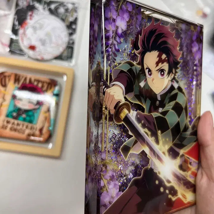 [BUNJANG] Demon Slayer Tanjiro Display Badge Bundle Set / 일괄가격 귀멸의칼날 탄지로 굿즈 진열품 뱃지