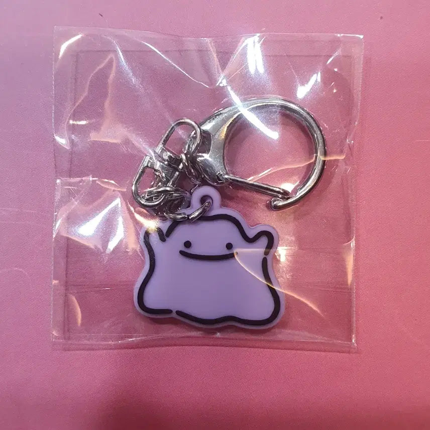 [BUNJANG] Colorgram Pokemon Collaboration Ditto Charm Keychain / 컬러그램 포켓몬 콜라보 메타몽 참 키링 미개봉