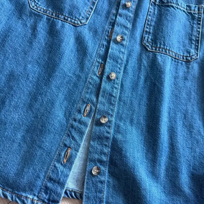 [SOLD OUT] (새상품) Zara 자라 청남방 데님셔츠