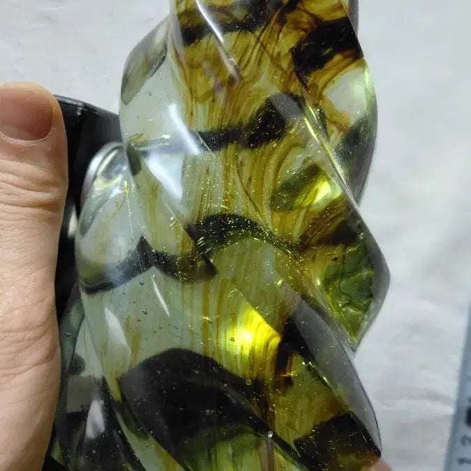 [BUNJANG] Natural Jade Crystal Carving Sculpture / 천연원석 비취수정 조각상 강추