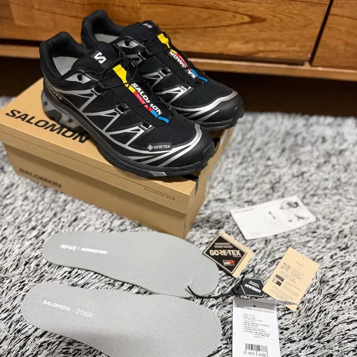 [BUNJANG] Salomon TX-6 Black Hiking Shoes / 살로몬tx-6블랙 255