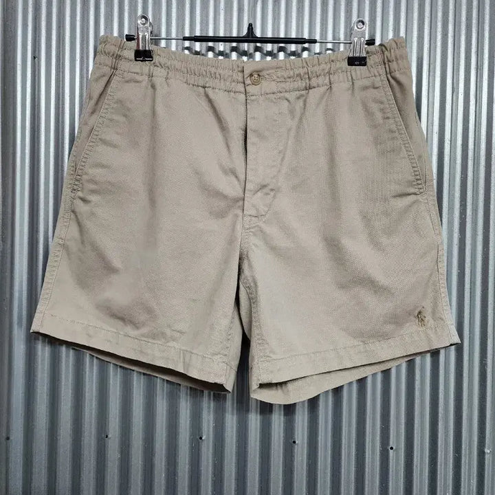 [BUNJANG] Polo Ralph Lauren Prepster Stretch Classic Fit Shorts - Classic Tan / (S) 폴로랄프로렌 연베이지 스트레치 클래식핏 밴딩 쇼츠팬츠 3.9