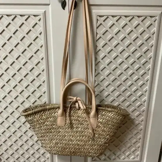 [BUNJANG] Mango Rattan Shoulder Bag / 망고 라탄 숄더백