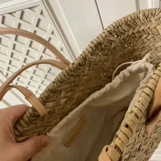[BUNJANG] Mango Rattan Shoulder Bag / 망고 라탄 숄더백