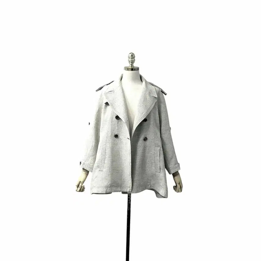 [BUNJANG] Brunello Cucinelli Linen Trench Coat Jacket / 브루넬로쿠치넬리 린넨 트렌치  코트 자겟