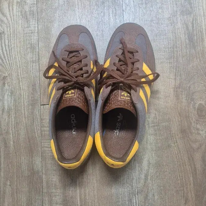 [BUNJANG] Adidas Gazelle Brown/Yellow Sneakers Size 260 / 아디다스 가젤 브라운/옐로우 스니커즈 260