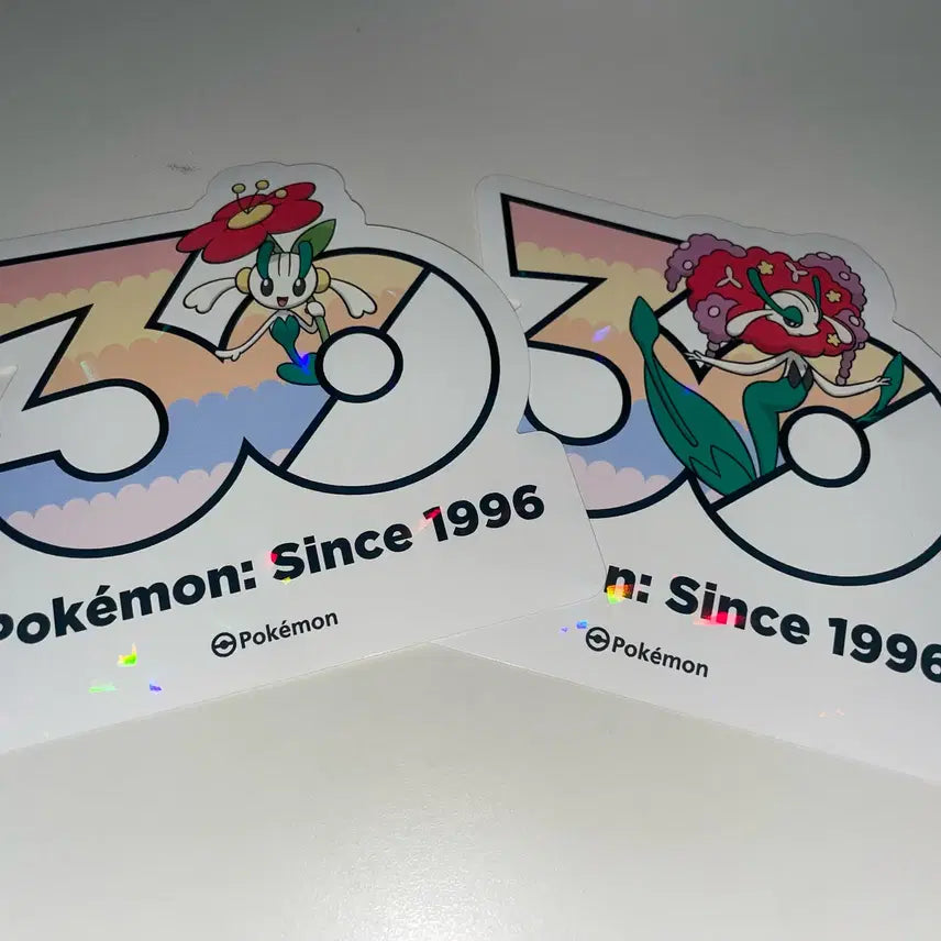 [BUNJANG] Pokemon 30th Anniversary Sticker - Plaette Line / 포켓몬 30주년 스티커 -플라엣테 라인