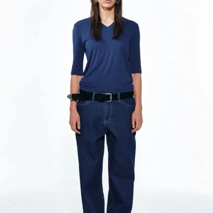 [BUNJANG] Dainit Classic Low Denim Pants Blue M / 다이닛 클래식 로우 데님 팬츠 블루 M