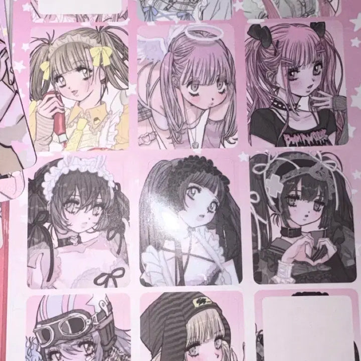 [BUNJANG] Domiworld Photocard Proof Photo Sticker Bundle Set / 도미월드 포카 증명사진 스티커 일괄