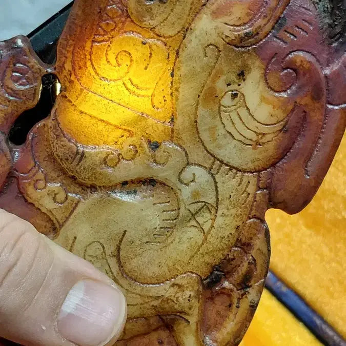 [BUNJANG] Tibetan Natural Stone Identity Plaque / 티벳 천연원석 호신신분패
