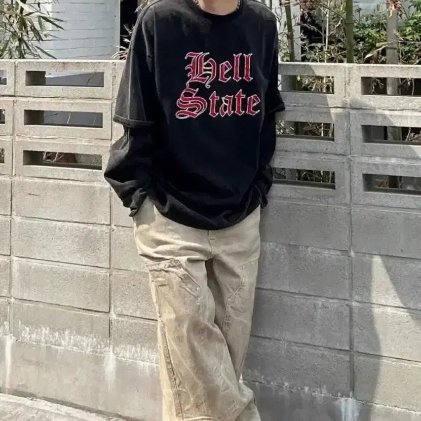 [BUNJANG] Gamma Gallery Wide Beige Cotton Pants / 와이드 베이지 코튼 팬츠 (감마갤러리)