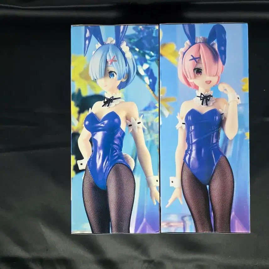[BUNJANG] Furyu Re:Zero Rem &amp; Ram BiCute Bunnies 2-Figure Set (Sealed) / 미개봉) 후류 리제로 렘+람 비큐트 바니걸 2종 셋트 피규어