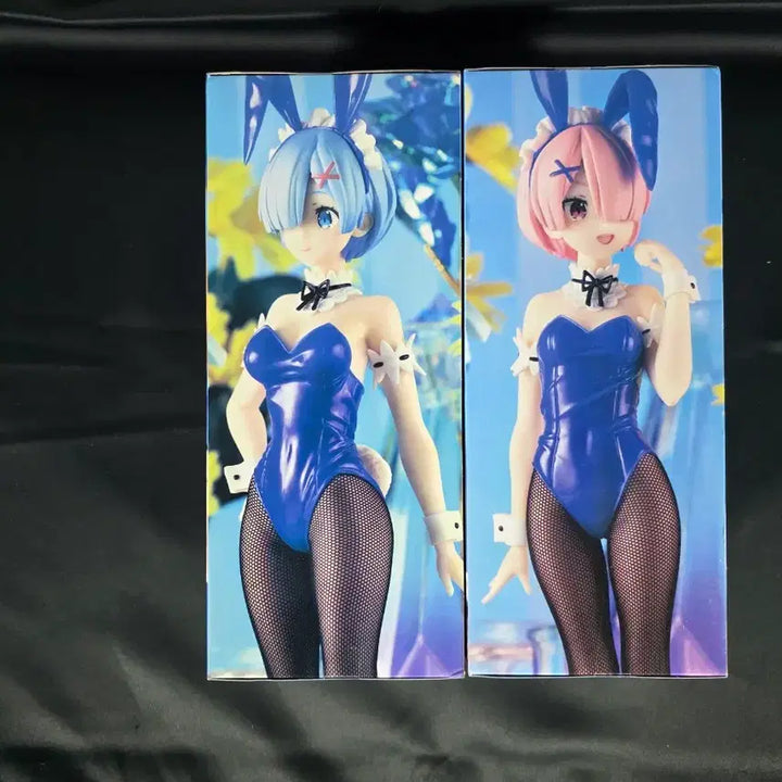 [BUNJANG] Furyu Re:Zero Rem &amp; Ram BiCute Bunnies 2-Figure Set (Sealed) / 미개봉) 후류 리제로 렘+람 비큐트 바니걸 2종 셋트 피규어