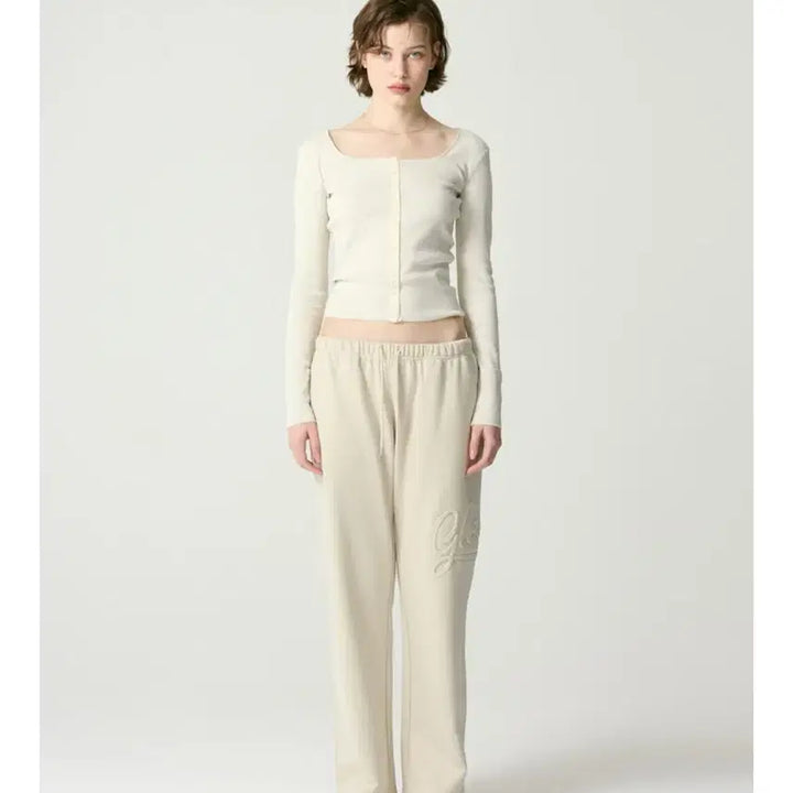 [BUNJANG] Glowny NU NOSTALGIA LONG SLEEVE Melange Beige / 글로니 glowny NU NOSTALGIA LONG SLEEVE
