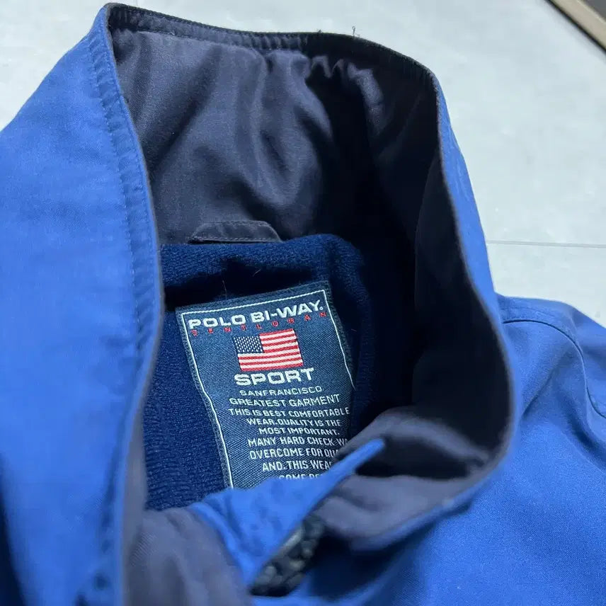 [BUNJANG] Polo Sport 90s-00s Byway Blue Jacket / [M] 90-00s 폴로 스포츠 폴로 바이웨이 블루 자켓