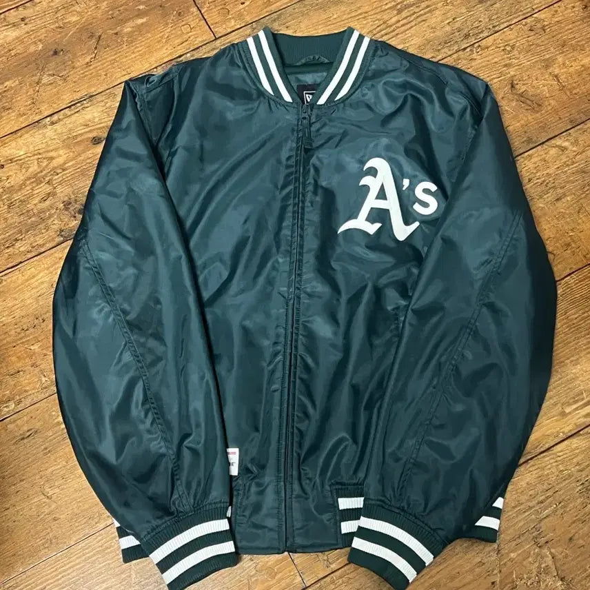 [BUNJANG] New Era Oakland Varsity Jacket XL / 뉴에라 오클랜드 바시티 자켓 XL