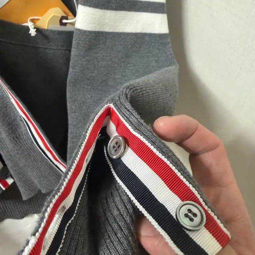 [BUNJANG] Thom Browne Milano Stitch Cardigan Grey / Thom Browne 톰브라운 밀라노스티치 가디건 그레이