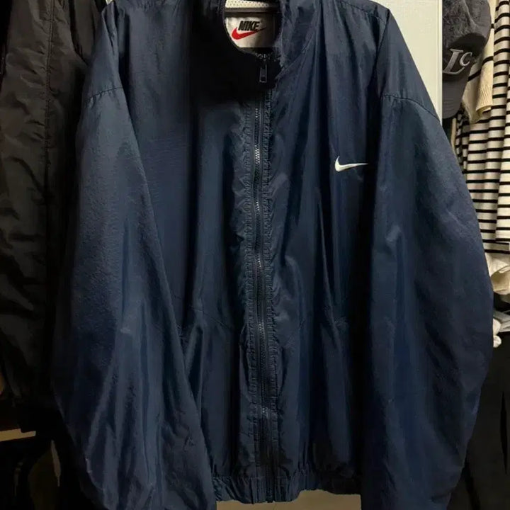 [BUNJANG] Nike Navy Windbreaker Jacket / 나이키 네이비 바람막이 자켓