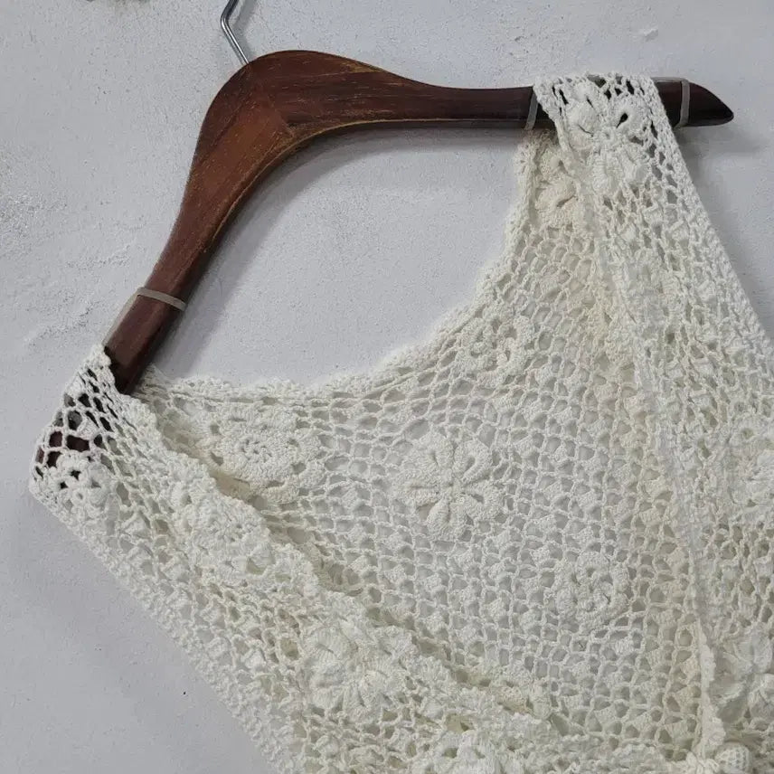 [BUNJANG] Porsche Knit Vest Ivory / 코르쉐 조끼