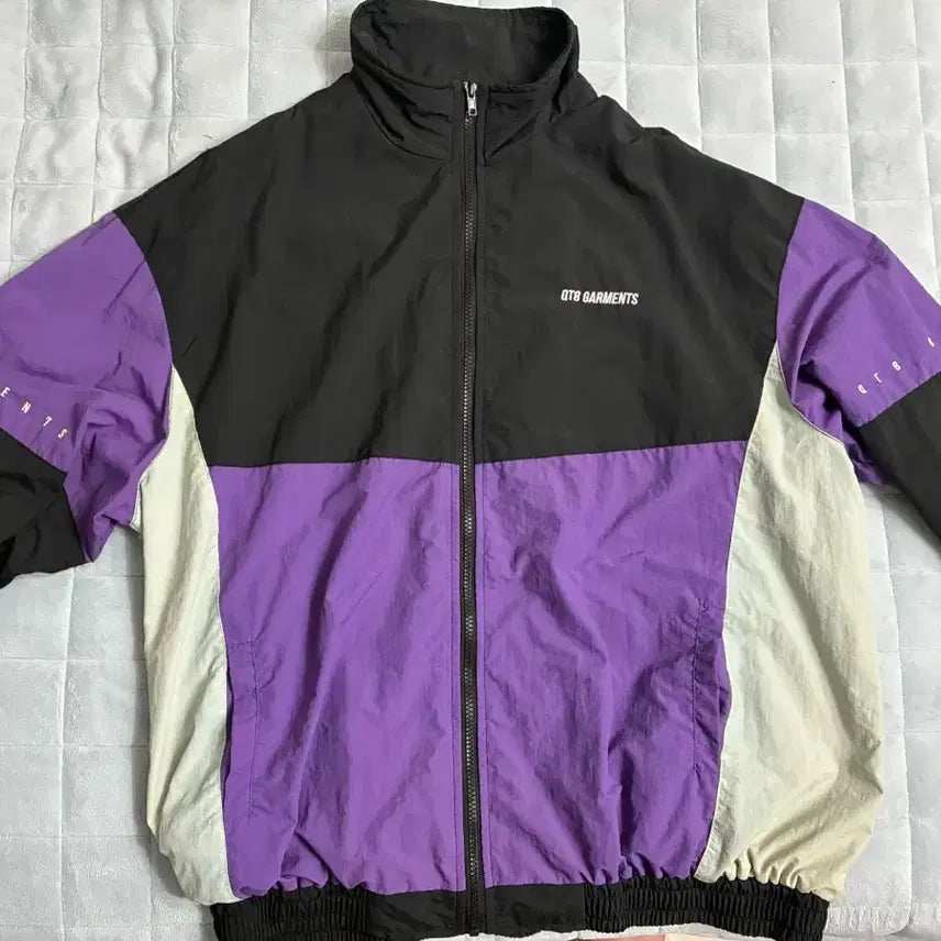 [BUNJANG] Cutie8 Garments Track Jacket Purple XL / 큐티에잇 가먼츠 트랙 자켓 퍼플 xl