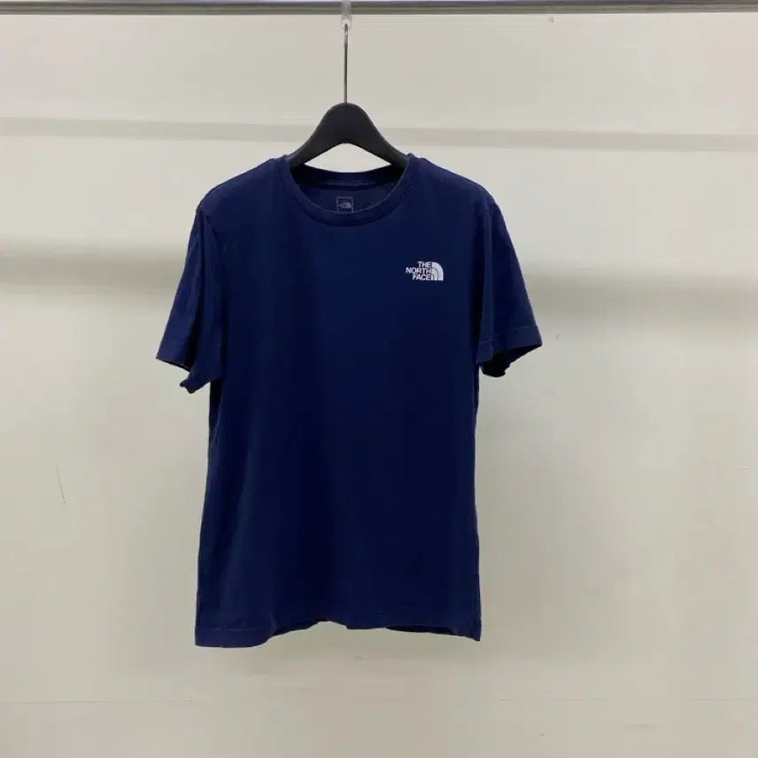 [BUNJANG] The North Face Navy Round Neck Short Sleeve T-Shirt (Size 85) / [노스페이스] 네이비 가벼운 라운드넥 반팔티 ( 85사이즈)