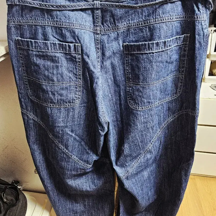 [BUNJANG] Espoir Wide Relaxed Denim Pants (Indigo) / 에스파이 와이드 데님