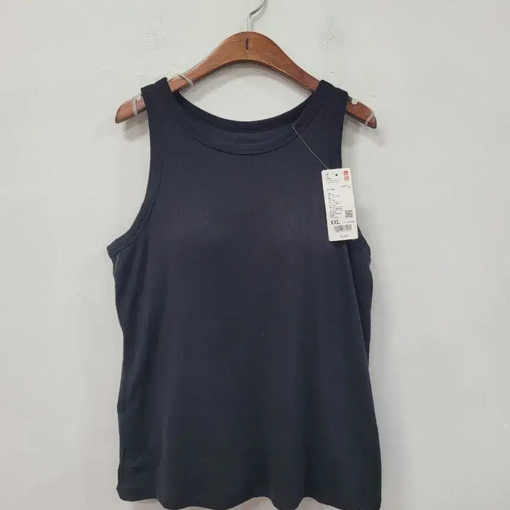 [BUNJANG] Uniqlo Black Bra Cap Camisole Sleeveless Top / 새상품) 유니클로 블랙 브라캡 나시 슬리브리스