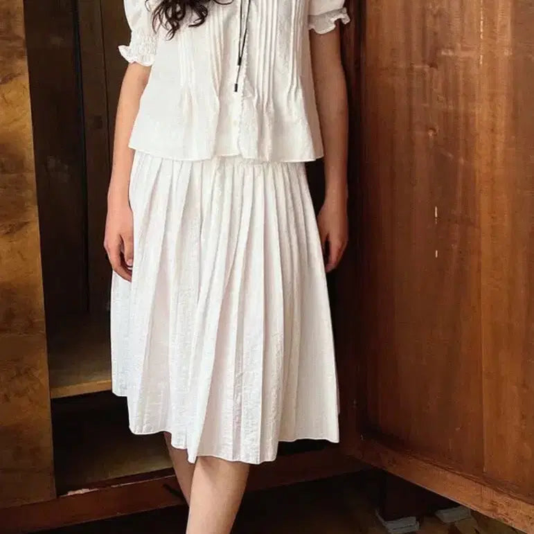 [BUNJANG] ADERS Sienna Pintuck Blouse / 아더즈 시에나 블라우스(Sienna Pintuck Blouse)
