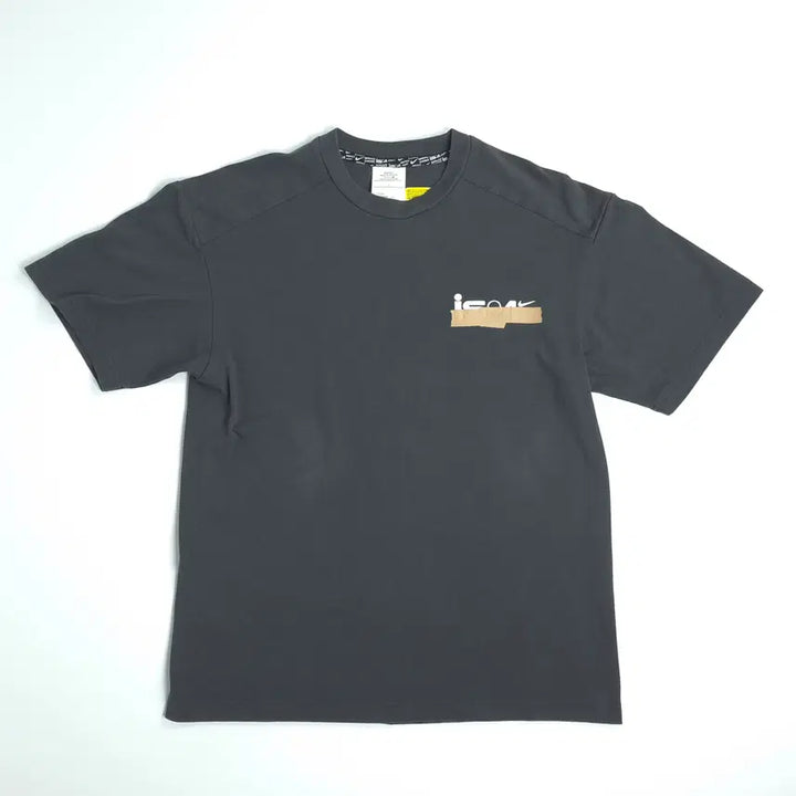 [BUNJANG] Nike ISPA Printed Cotton T-Shirt Charcoal (L) / 나이키 ISPA 프린팅 코튼 티셔츠 차콜 (L)