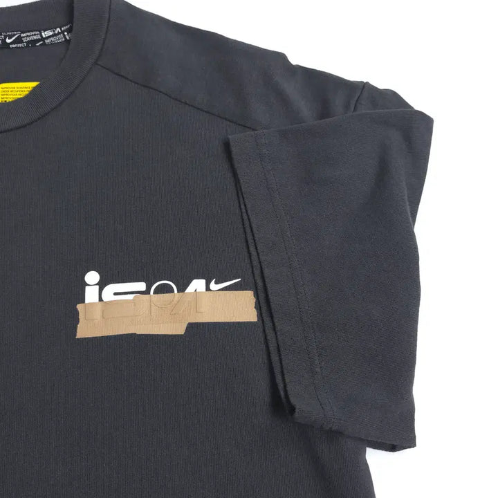 [BUNJANG] Nike ISPA Printed Cotton T-Shirt Charcoal (L) / 나이키 ISPA 프린팅 코튼 티셔츠 차콜 (L)