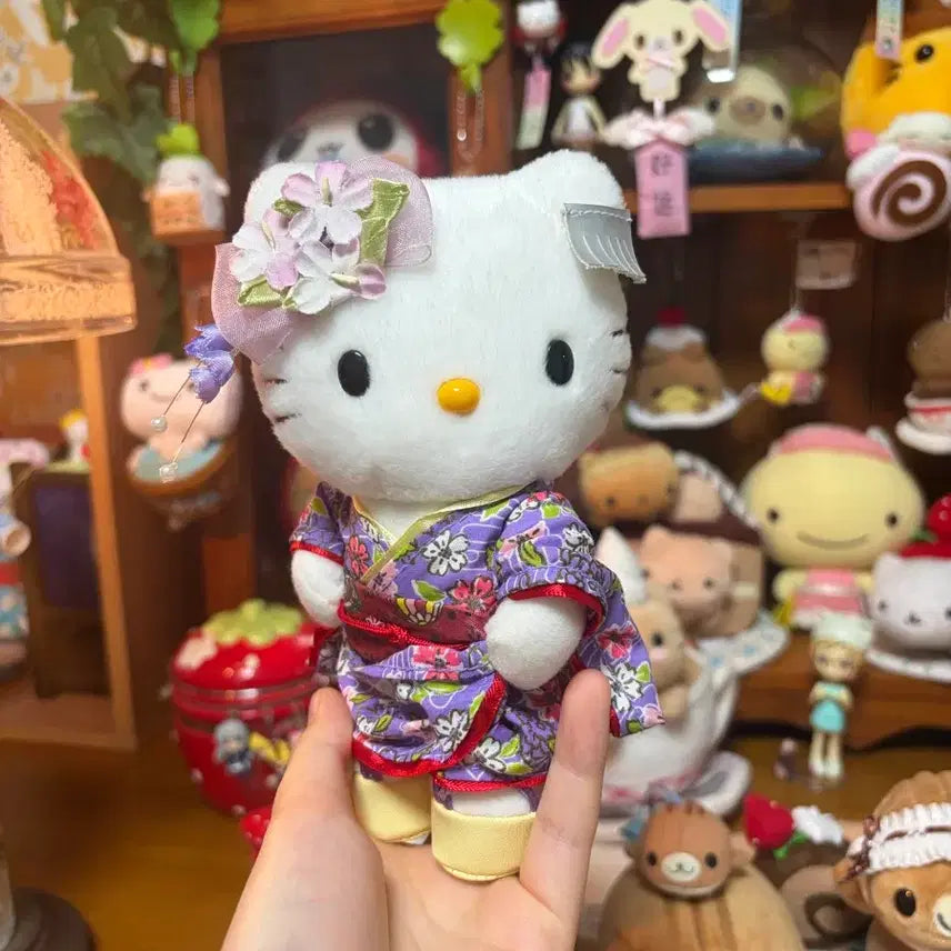 [BUNJANG] Vintage Yukata Kitty Doll / 고전 유카타 키티 인형 고전키티 고전인형 산리오