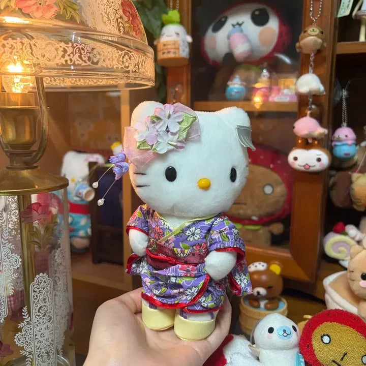 [BUNJANG] Vintage Yukata Kitty Doll / 고전 유카타 키티 인형 고전키티 고전인형 산리오