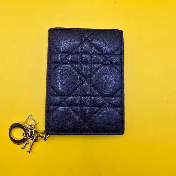 [BUNJANG] Dior Cannage Card Holder Navy / 정품 디올 까나쥬 카드지갑