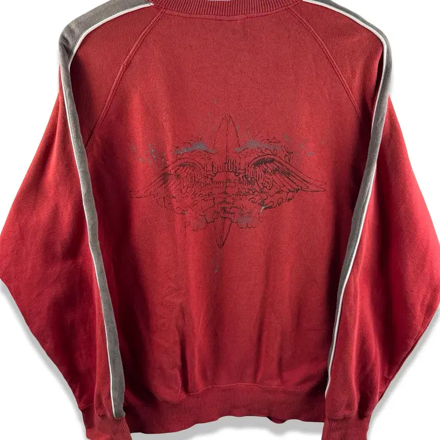 [BUNJANG] JPN Y2K Raglan Sweatshirt / JPN Y2K dig deep 래글런 스웻셔츠3331