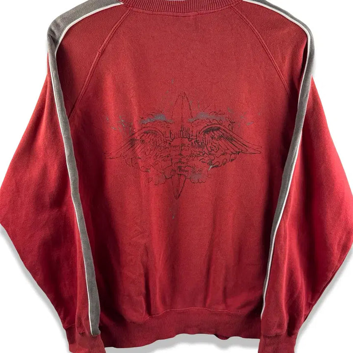 [BUNJANG] JPN Y2K Raglan Sweatshirt / JPN Y2K dig deep 래글런 스웻셔츠3331