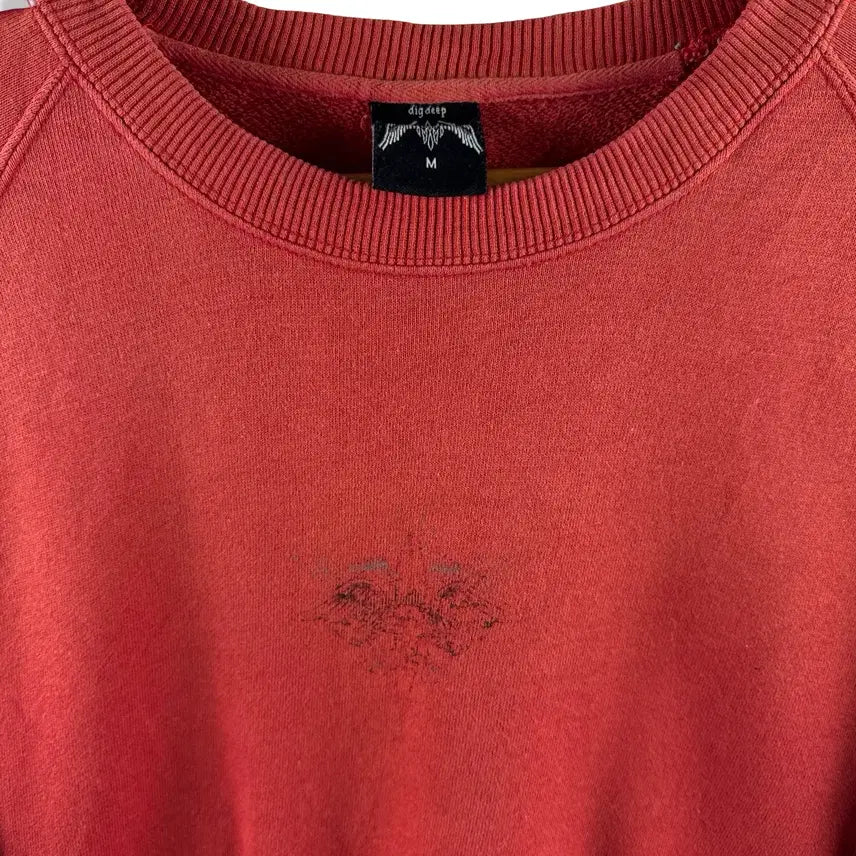 [BUNJANG] JPN Y2K Raglan Sweatshirt / JPN Y2K dig deep 래글런 스웻셔츠3331