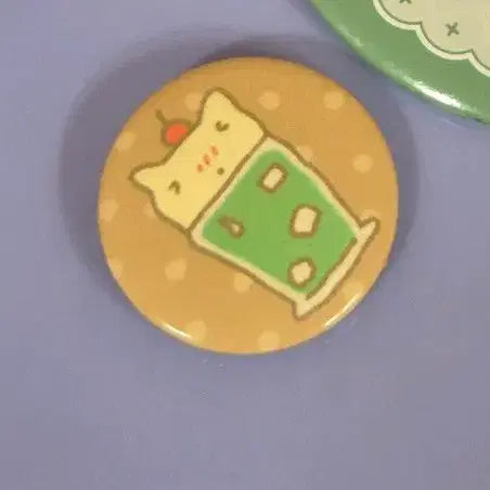 [BUNJANG] Melon Soda Cat Badge / 메론소다 뱃지 고양이