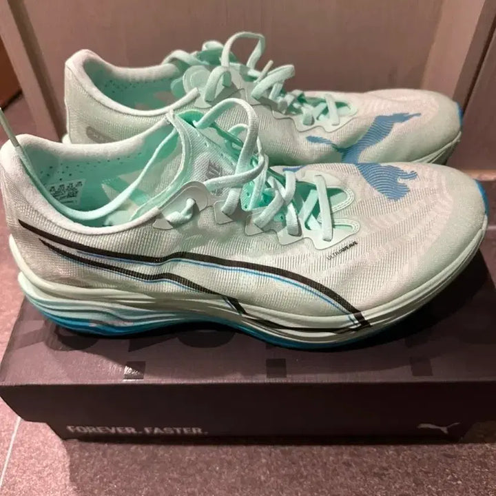 [BUNJANG] Puma Deviate Nitro Elite 3 Mint Running Shoes (275mm) / 푸마 디비에이트 나이트로 엘리트 3 민트 275