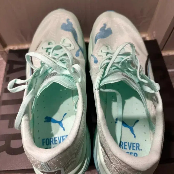 [BUNJANG] Puma Deviate Nitro Elite 3 Mint Running Shoes (275mm) / 푸마 디비에이트 나이트로 엘리트 3 민트 275