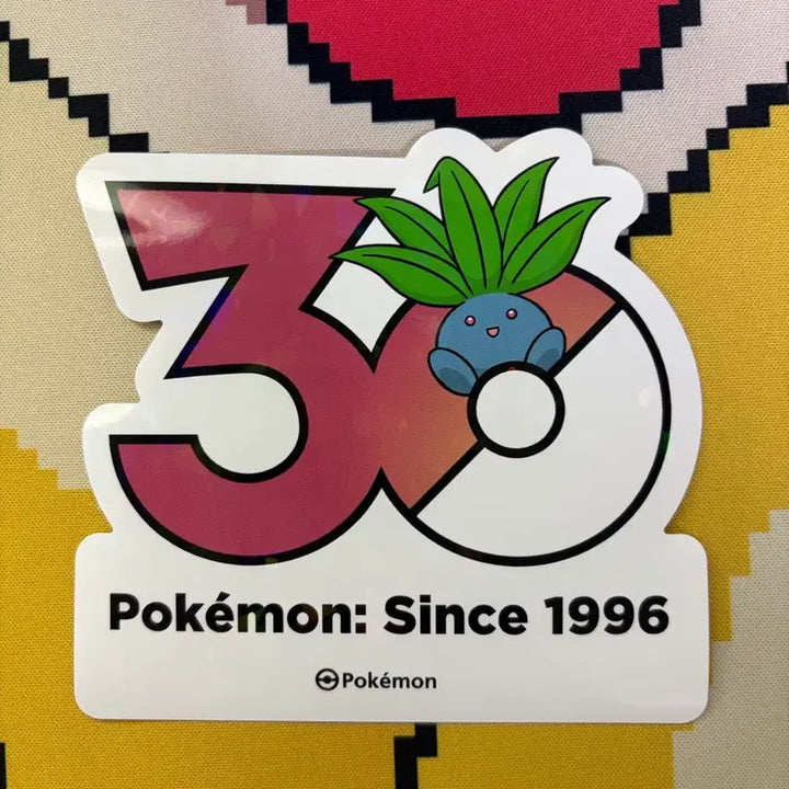 [BUNJANG] Pokemon 30th Anniversary Dukler Sticker / 포켓몬30주년 스티커 뚜벅쵸