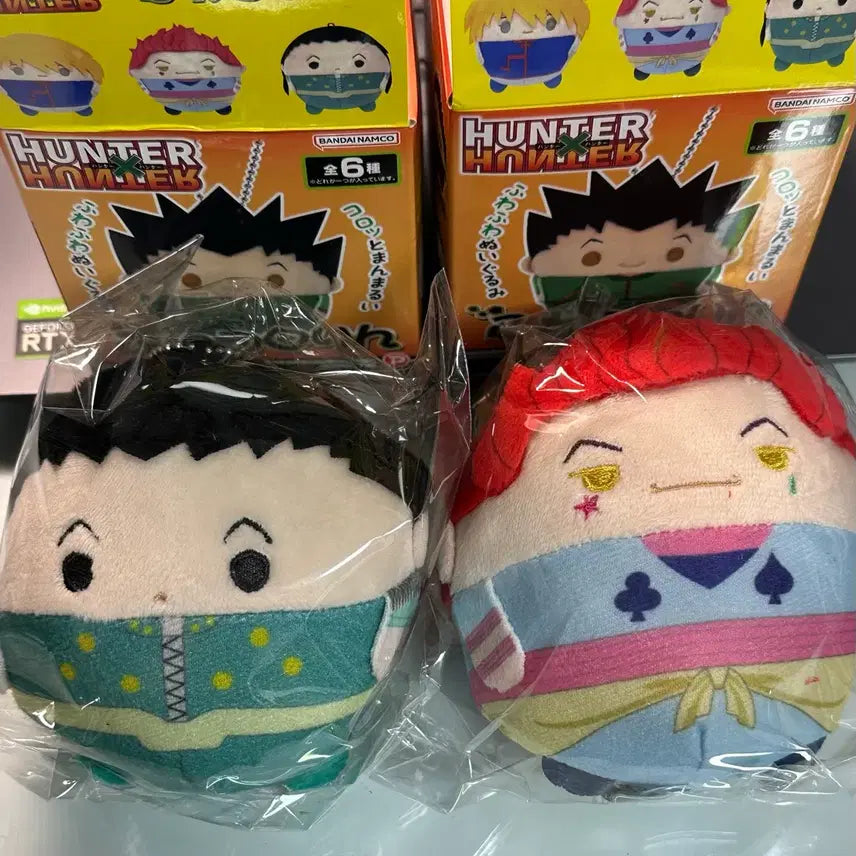 [BUNJANG] Hunter x Hunter Hisoka &amp; Illumi Fuwa Kororin Bundle Set / 헌터헌터 히소카 이르미 후와코로링 일괄