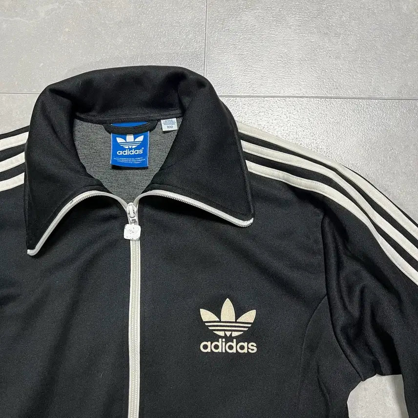 [BUNJANG] Adidas Europa Firebird Track Jacket Black White / [100] 아디다스 유로파 파이어버드 져지 검흰