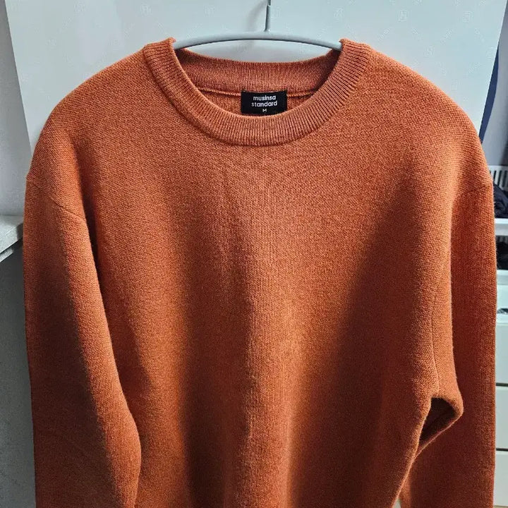 [BUNJANG] Musinsa Standard Minimal Crewneck Knit M / 무신사스탠다드 미니멀 크루넥 니트