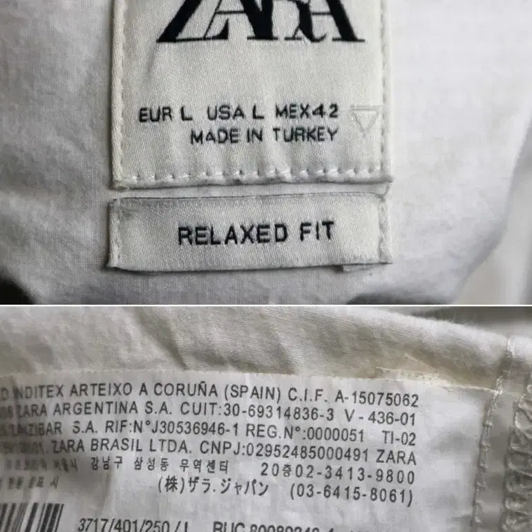 [BUNJANG] Zara Shirt Size 105 (L) Light Beige / 자라 셔츠 105L